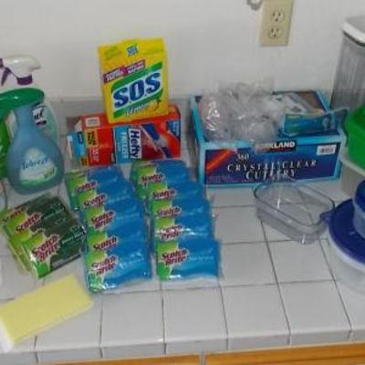 MMM060 Useful Household Cleaners, Plastic Cutlery & More