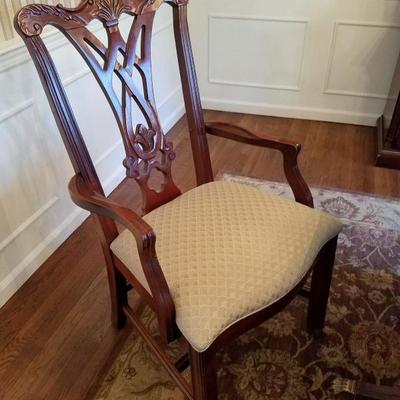 Splat-back dining room chair