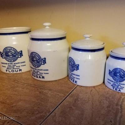 Ceramic canister set
