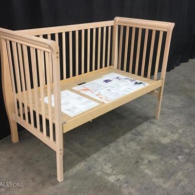 Partial baby crib for repurpose