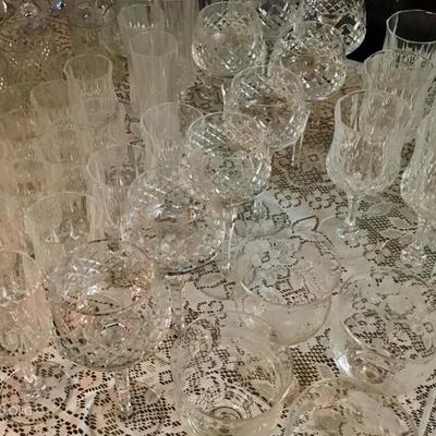 Glassware and crystal for days! Barware with ice buckets, pitchers, wineopener and more. 