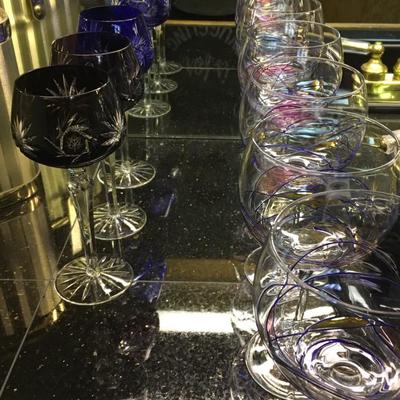 Glassware and crystal for days! Barware with ice buckets, pitchers, wineopener and more. 