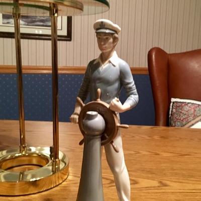 Sailing accessories, glassware, Lladro and artwork
