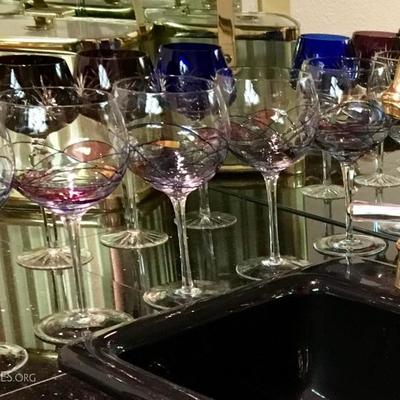 Glassware and crystal for days! Barware with ice buckets, pitchers, wineopener and more. 