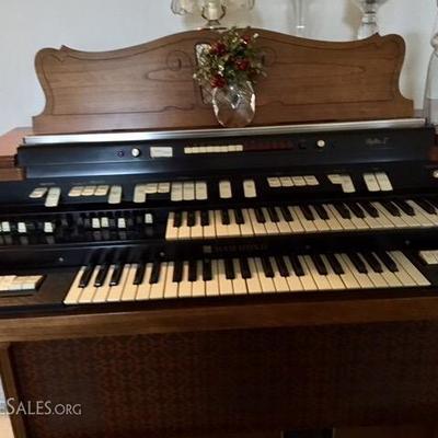 Organ and sheet music