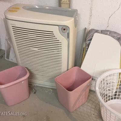 Humidifier, Trash Cans, Cabinet Mount Ironing Board, Laundry Baskets