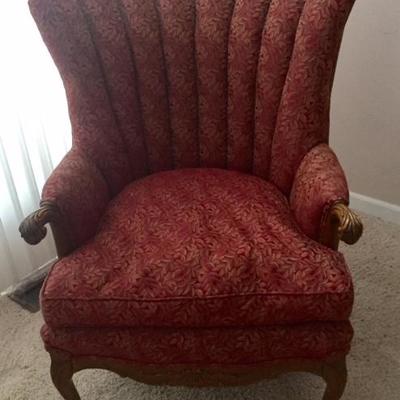 Antique Down Filled Upholstered Chairs