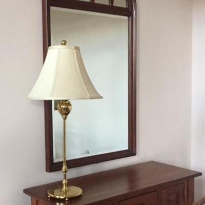 Vintage Console Table & Matching Mirror