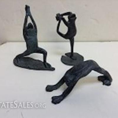 Yoga Frog Figurines