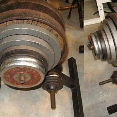 Weight Stand with Weights