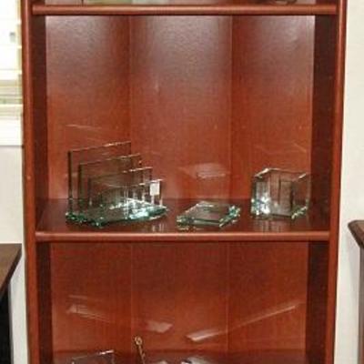 Cherry Finish 6-Shelf Bookcase