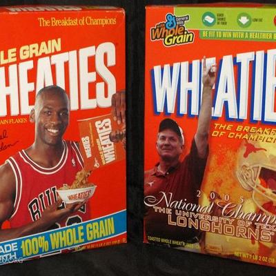 Wheaties, the Breakfast of Champions, unopened boxes.
