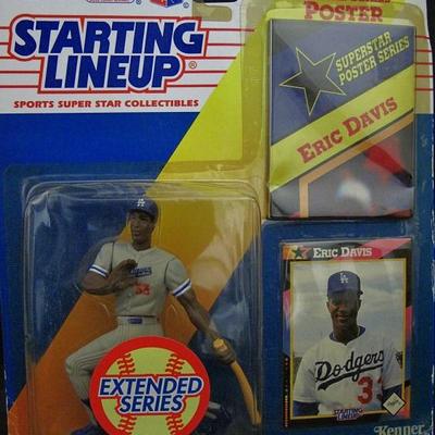 Kenner 1992 Starting Lineup Special Series Eric Davis Los Angeles Dodgers Action Figure