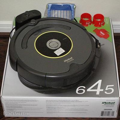Roomba iRobot 645 Multi Surface Robotic Vacuum w/Virtual Wall
