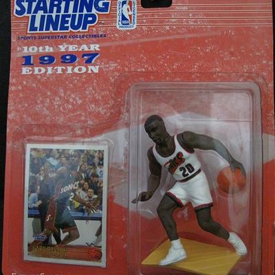 1997 NBA Starting Lineup Gary Payton Seattle Supersonics Action Figure 
