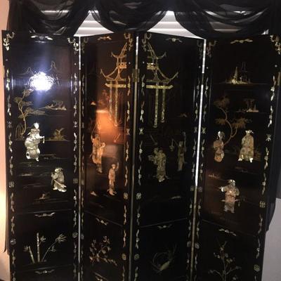 Mother Of Pearl Dressing Screen