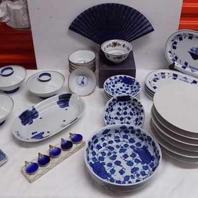 WPM042 Big Oriental Porcelain Dish Lot
