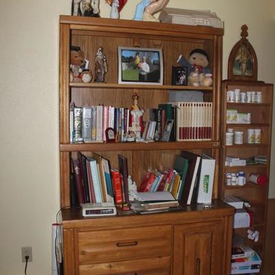 bookcase with matching desk night stand and headboard