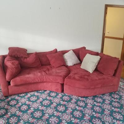 Comfortable micro-fiber sectional sofa!