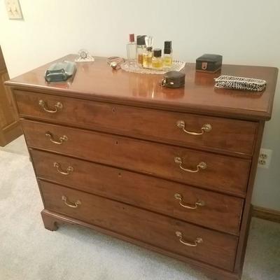 Circa 1790 Chippendale four drawer chest