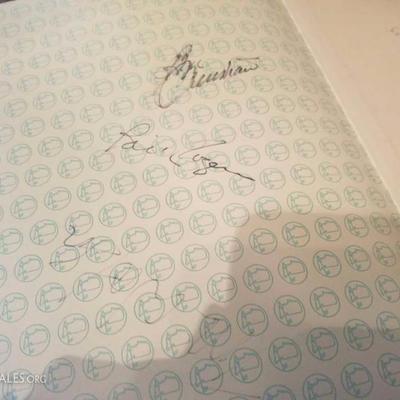 Lot of Masters Annuals withAutographs. 1982 & 1987 1982 annual includes various pro signatures inclu