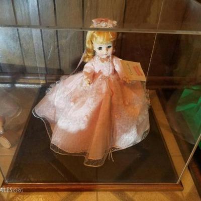 Madame Alexander doll Cinderella. In display case