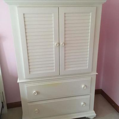 clothing armoire (with shelving) by Broyhill