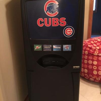 Chicago Cubs/Green Bay Packers pop machine!