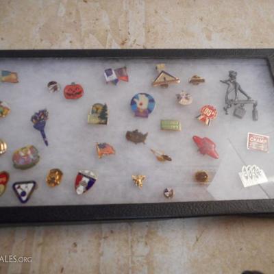 Several Display Cases with Variety of Collectibles