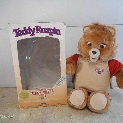 Vintage Original Teddy Ruxpin Doll in Box