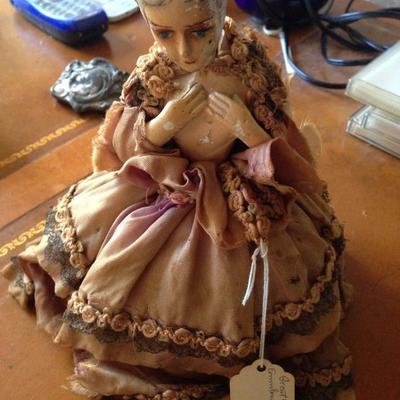100+ year old doll  with neck damage --- priced accordingly