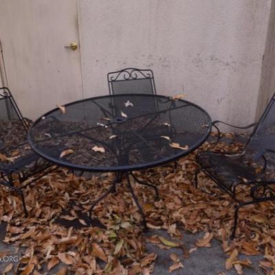 Table and chairs