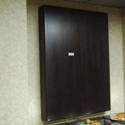 Dry Erase/Bulletin Board in case