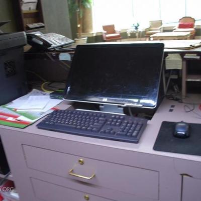 Hotel Lobby Desk and Equipment