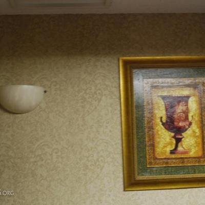 Built-in Cabinet and art