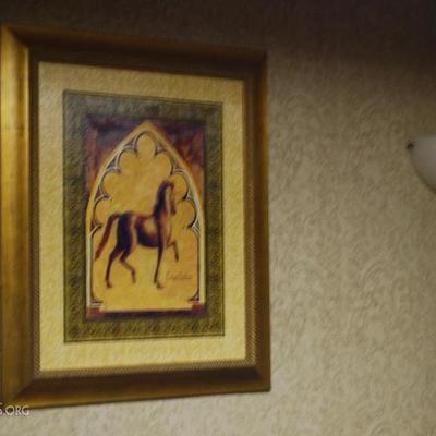 Built-in Cabinet and art