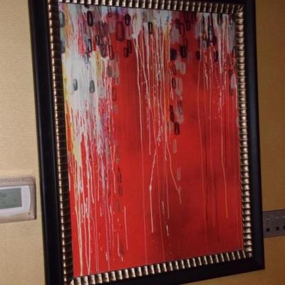 4 framed pictures