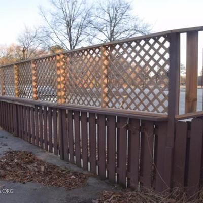 Privacy fencing and decking