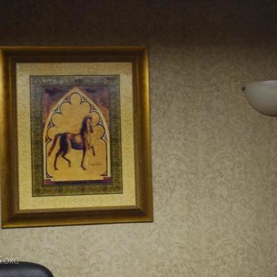 Built-in Cabinet and art