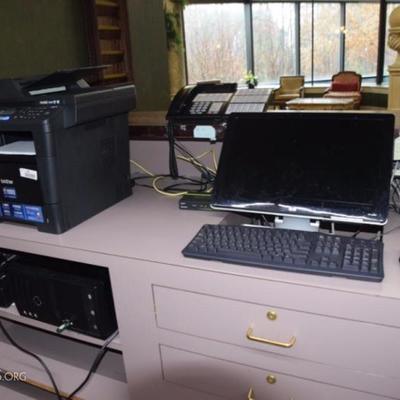Hotel Lobby Desk and Equipment