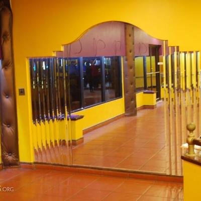 Mirrors in Lower Club