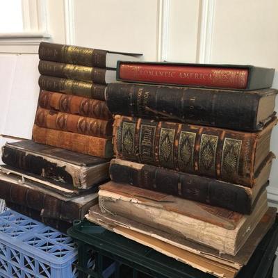 Antique Books and Bible