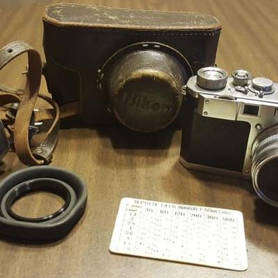 AVT031 Vintage Nikon S Rangefinder 35mm Camera Body & Lens
