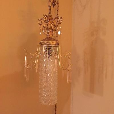 Hanging glass lamp (set of 2)