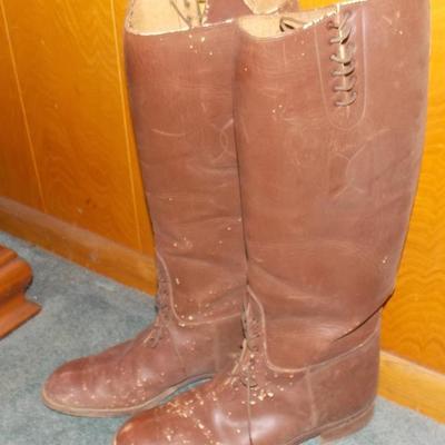 Vintage Leather riding boots