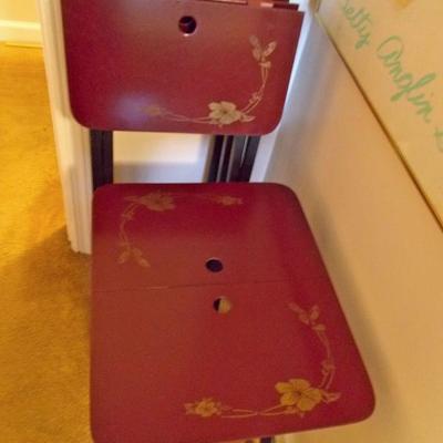 Set of TV tables $48