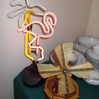 Neon light $28
Windmill light $28