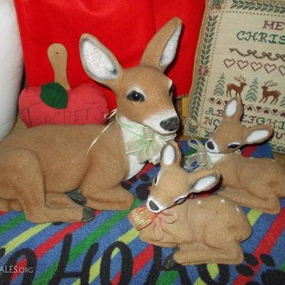 Vintage Reindeer set of 3 $75