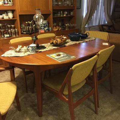 Mid century danish dining table 