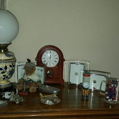 Oil lamp clocks 